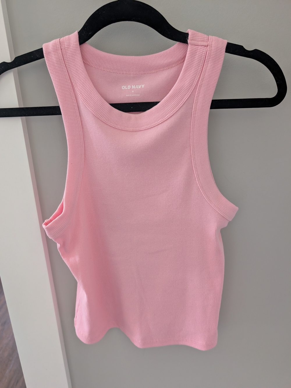 Old Navy Light Pink Ribbed Tank Top
